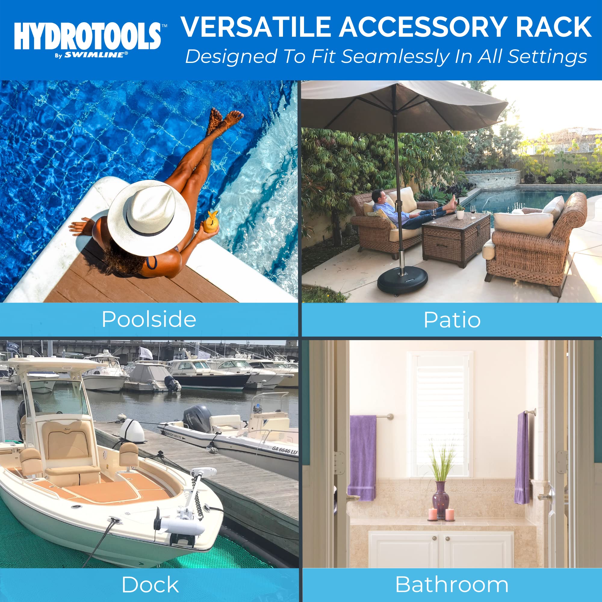 Swimline HydroTools 89032 measures 52 inches high with 24-inch arms.