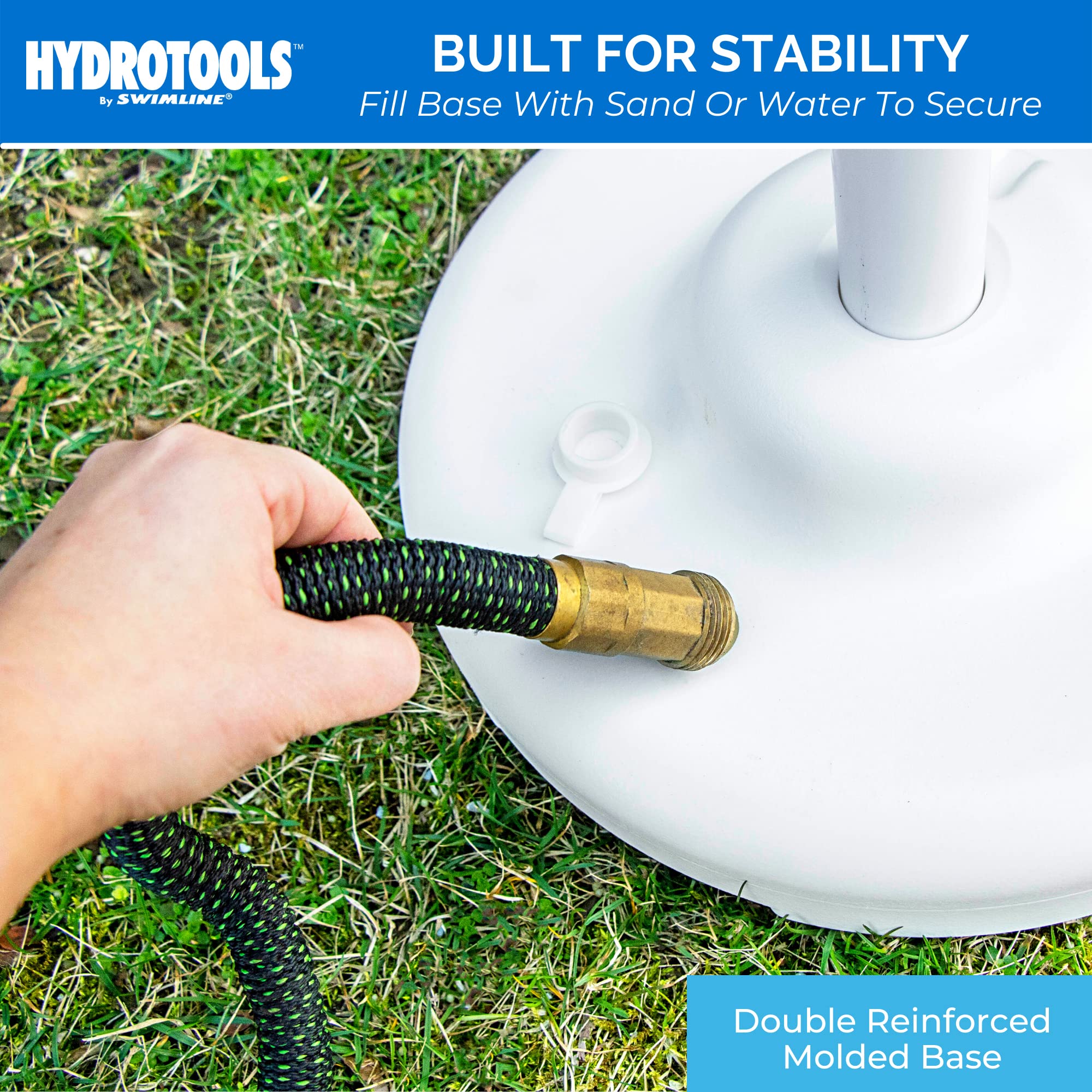 Swimline HydroTools 89032 rack holds goggles and masks neatly.