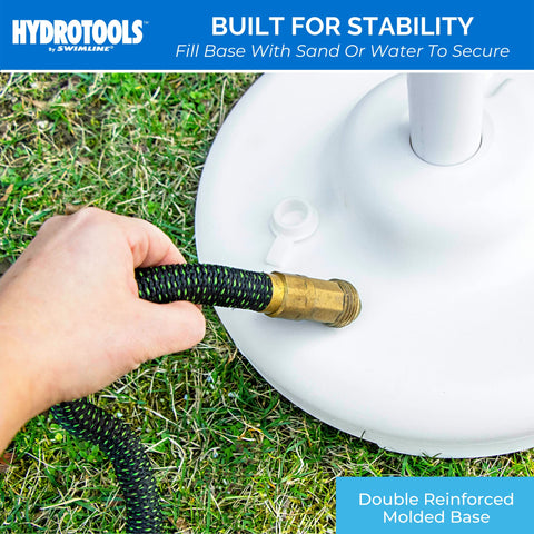 Swimline HydroTools 89032 rack holds goggles and masks neatly.