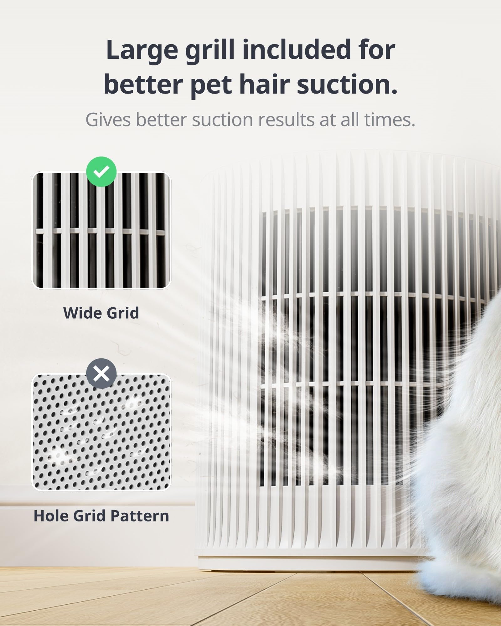 SwitchBot Air Purifier pet-friendly design featuring safe top tray.