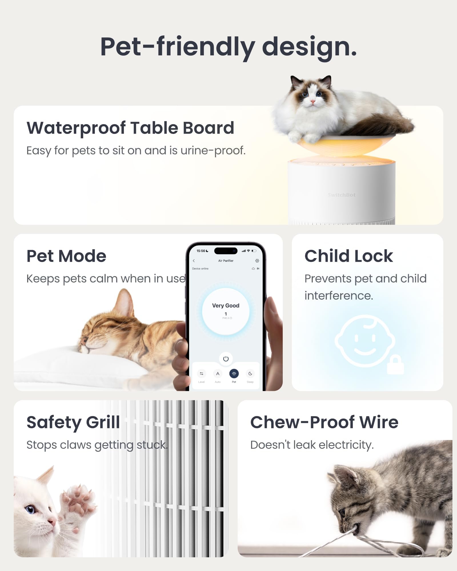 SwitchBot Air Purifier aromatherapy pad for room fragrance.