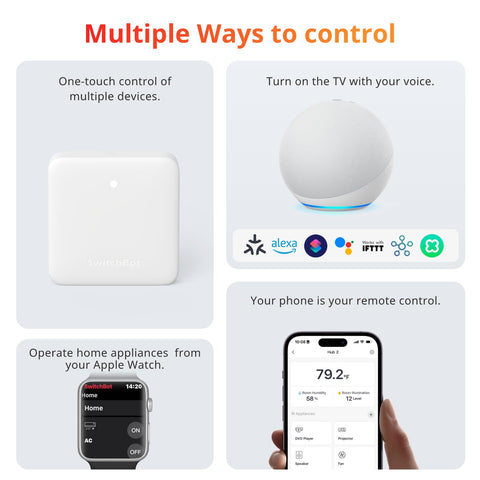 SwitchBot light sensor enables automatic tilt adjustments for comfortable daylight.
