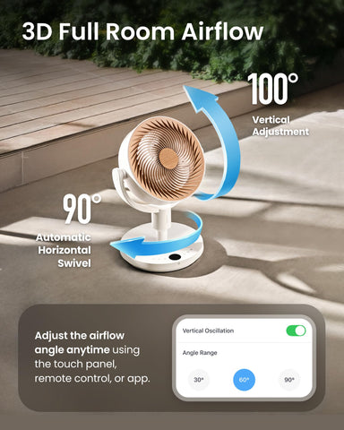 Up to 28 hours runtime in Baby Mode on SwitchBot fan.