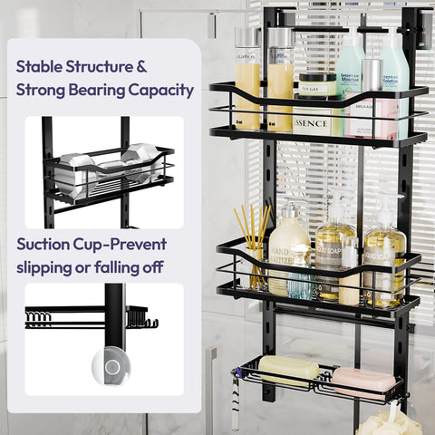 SWTYMIKI dual suction cups add stability against sliding during daily use.