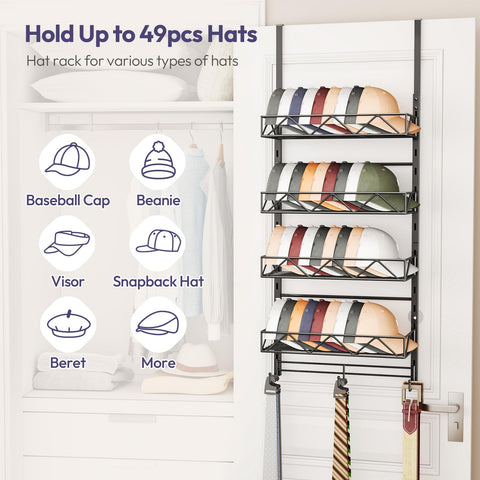 SWTYMIKI adjustable baskets demonstrate height flexibility on the door