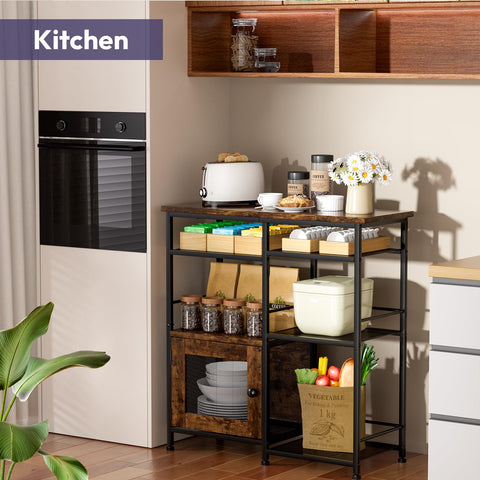 SWTYMIKI cabinet shows adjustable feet for stable placement on uneven floors.