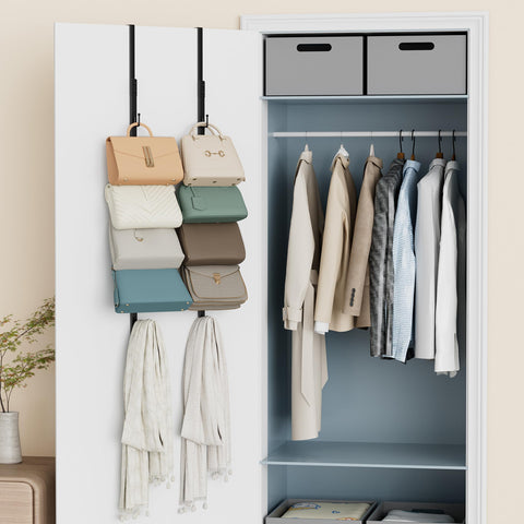 SWTYMIKI easy-to-install purse organizer being mounted in minutes.