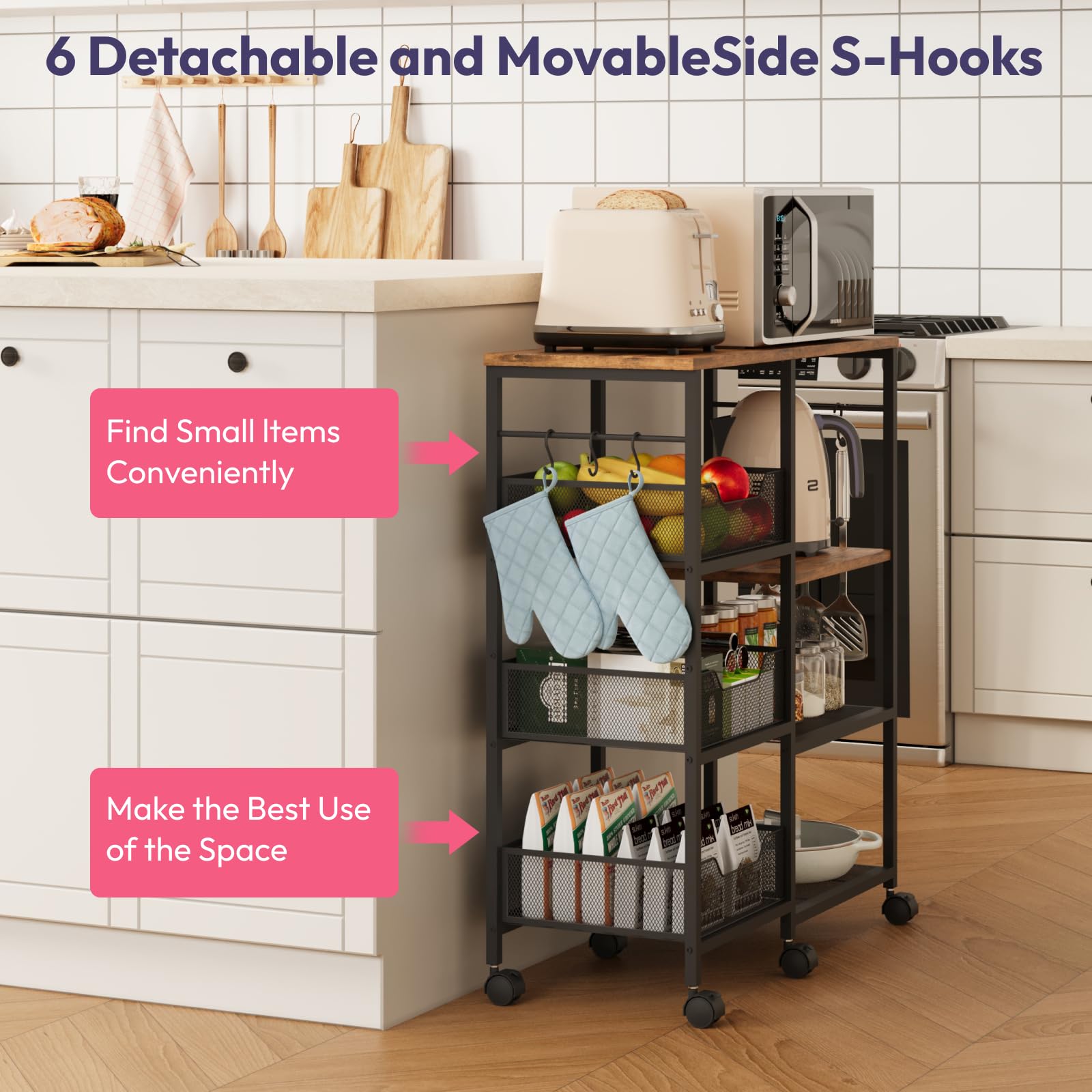 SWTYMIKI coffee cart setup fits dining and living spaces