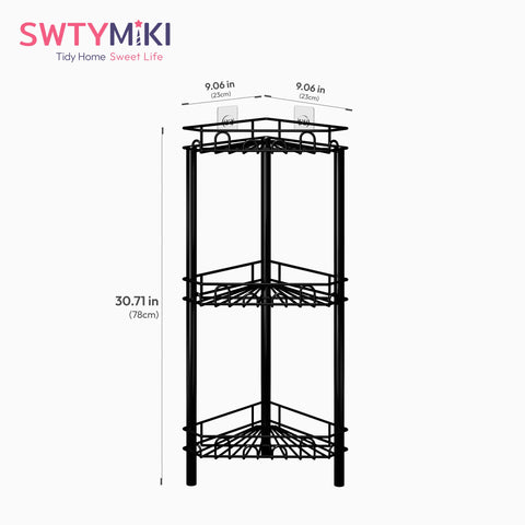 SWTYMIKI includes 12 hooks for razors towels and accessories