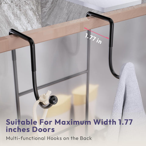 SWTYMIKI adhesive pads enable secure door mounting without drilling for quick setup.