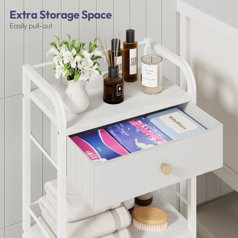 SWYTMIKI slim design fits tight bathroom corners for efficient storage