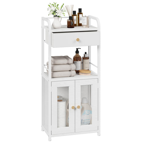 SWYTMIKI bathroom cabinet top guard rail keeps small items secure and accessible