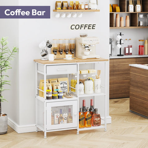 SWTYMIKI adjustable feet stabilize the cabinet on uneven floors.