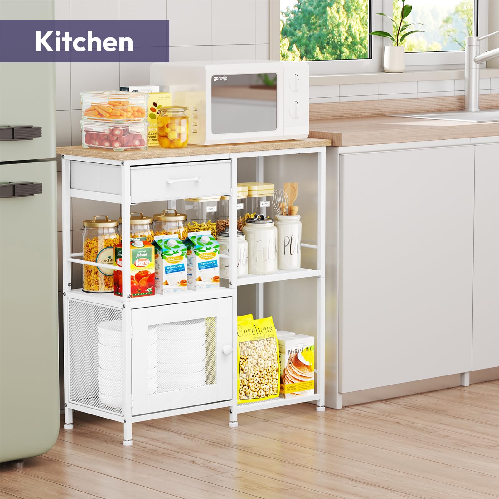 SWTYMIKI durable iron-and-wood construction built for daily use in busy kitchens.