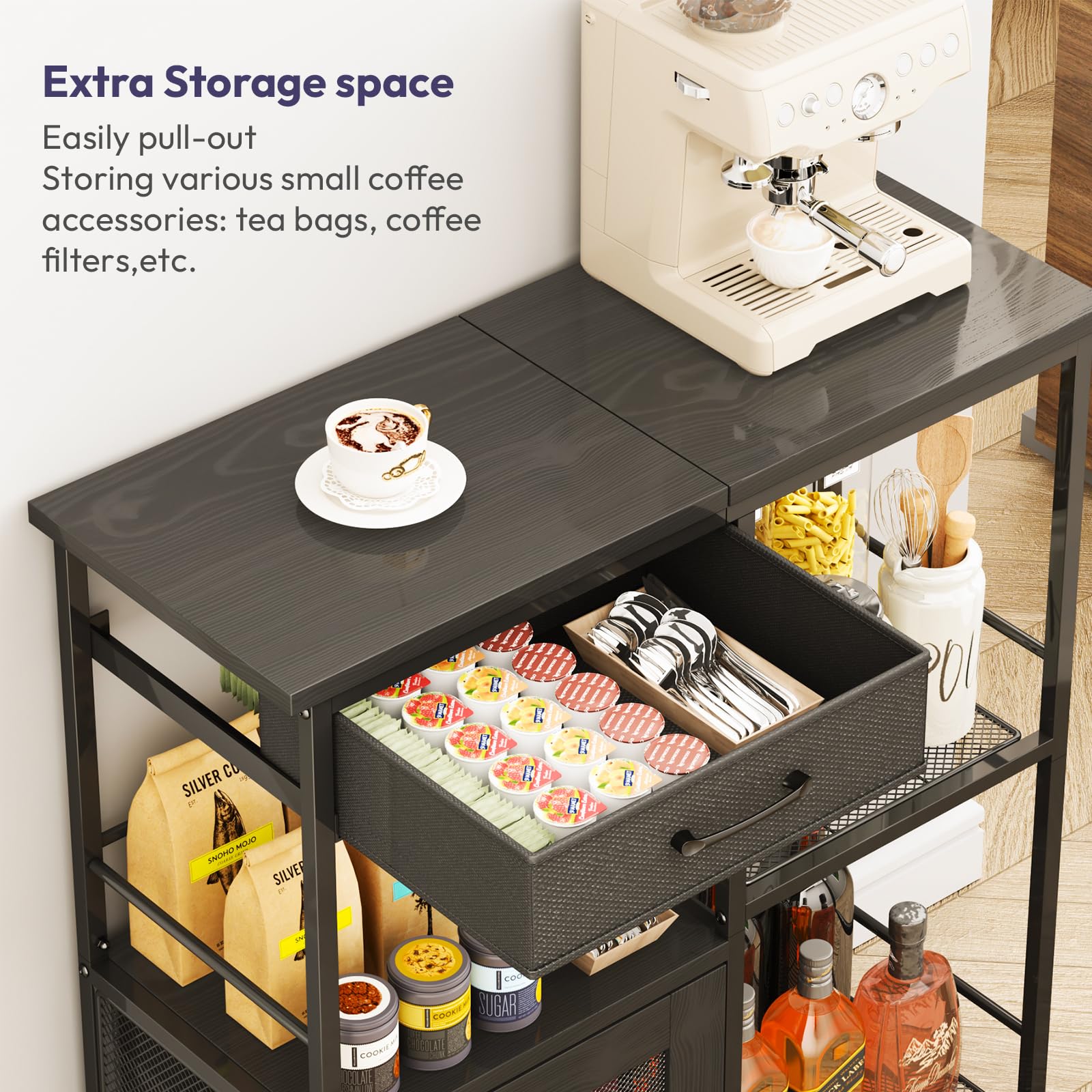 SWTYMIKI see-through door demonstrates quick access to stored items
