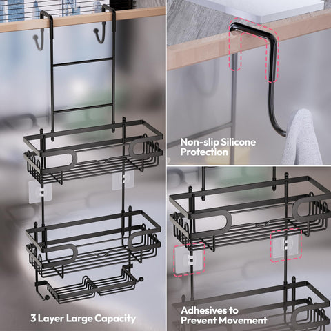 SWTYMIKI large footprint of 28.34 in by 12.4 in by 4.8 in fits compact bathrooms with style.