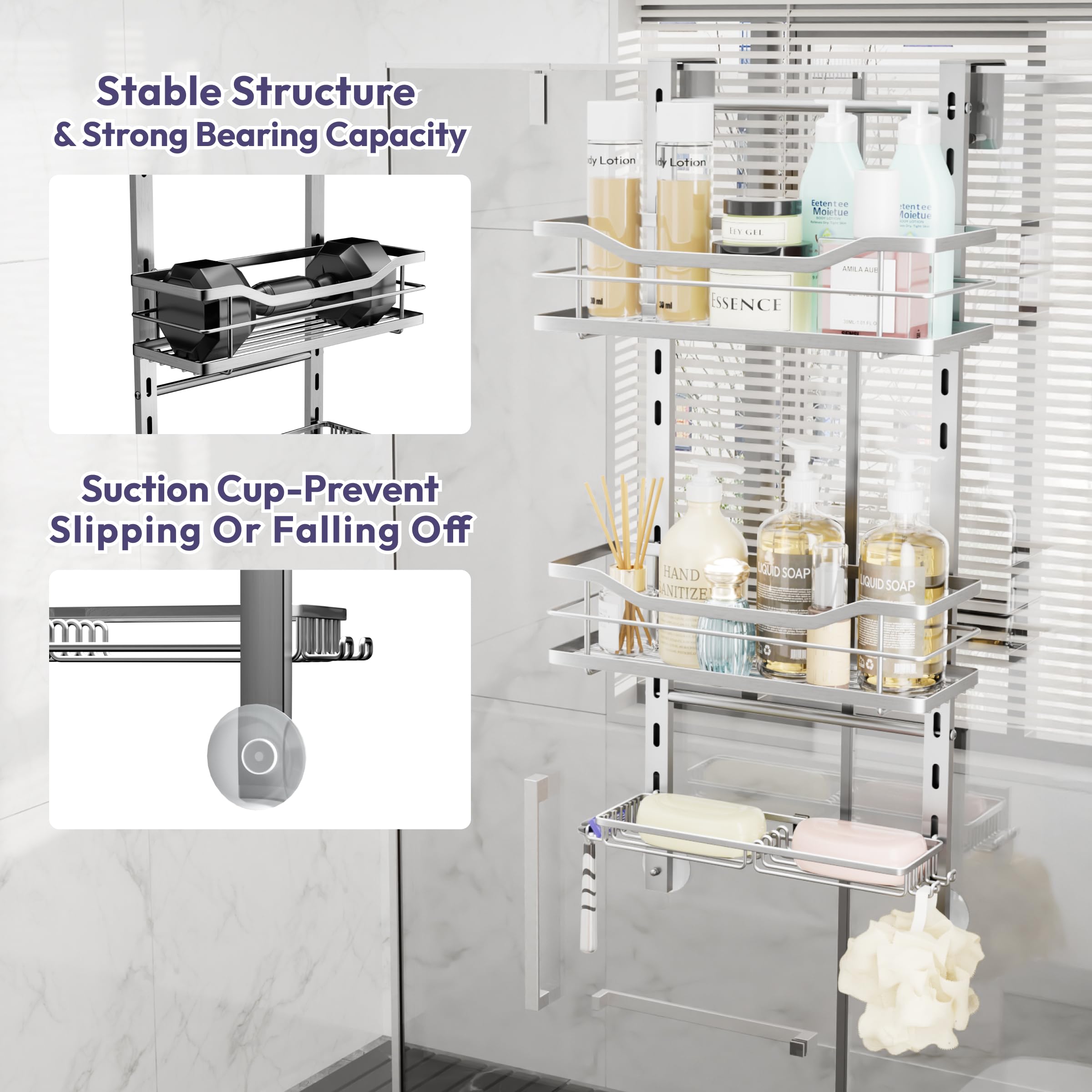 SWTYMIKI tool-free, no-drill installation for quick setup.