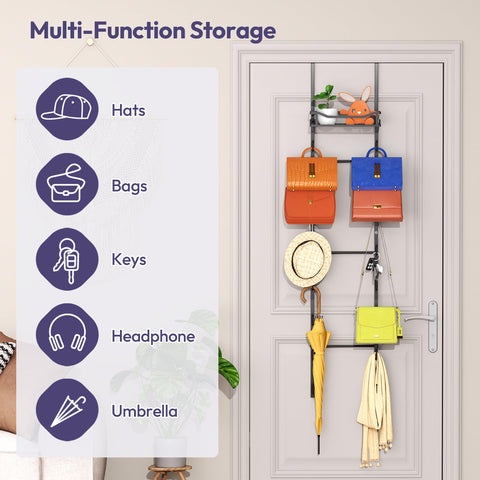 SWTYMIKI vertical storage offers dual installation for doors or walls with flexible setup