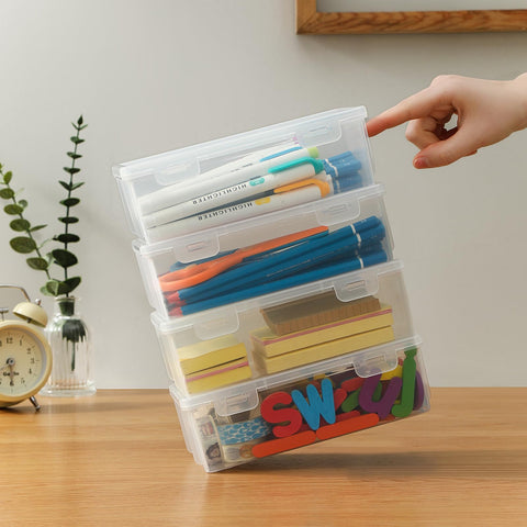 Swuj desk organizer for art supplies locates beads and stickers at a glance