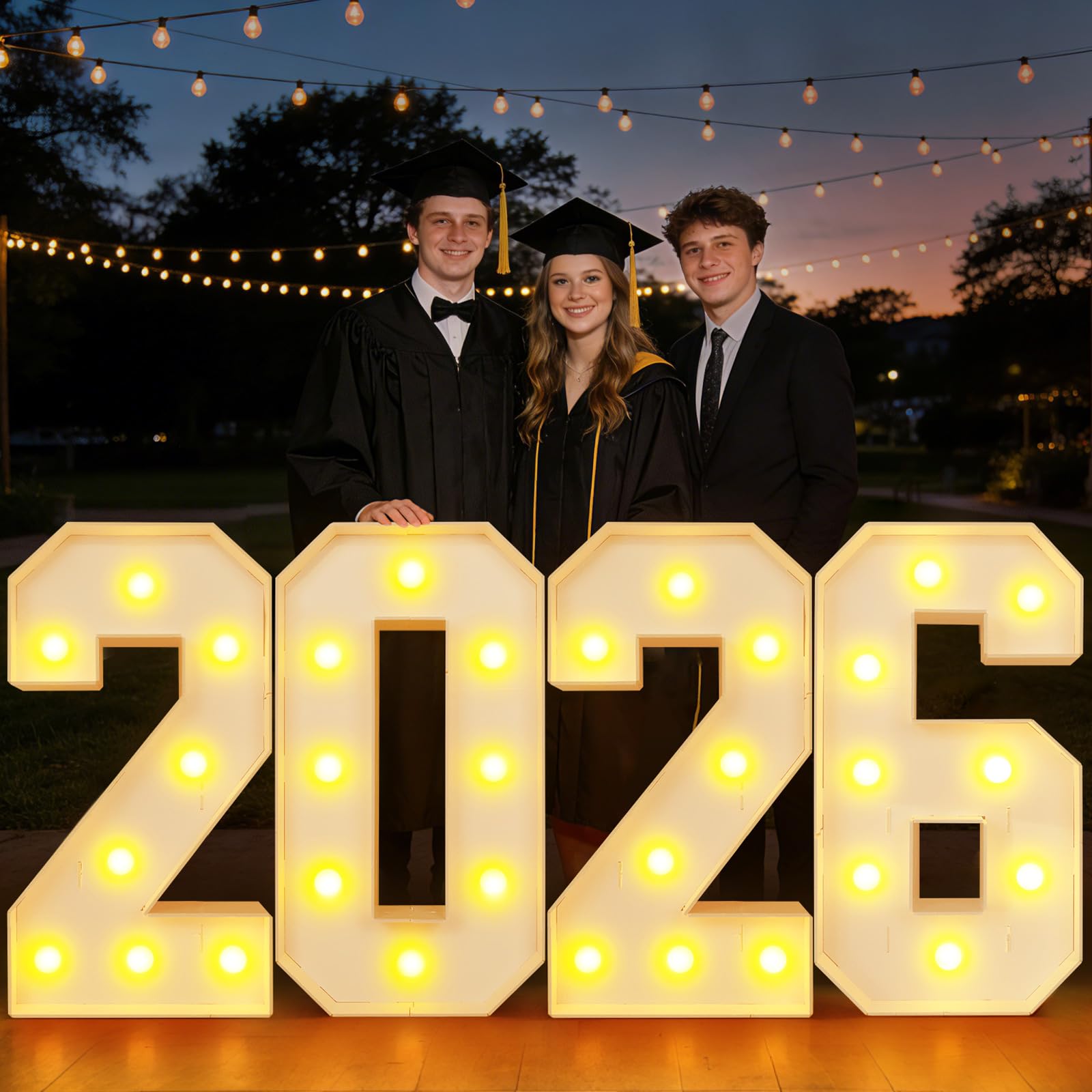 SXJINGLIMY 2026 graduation marquee digital component glows for photos