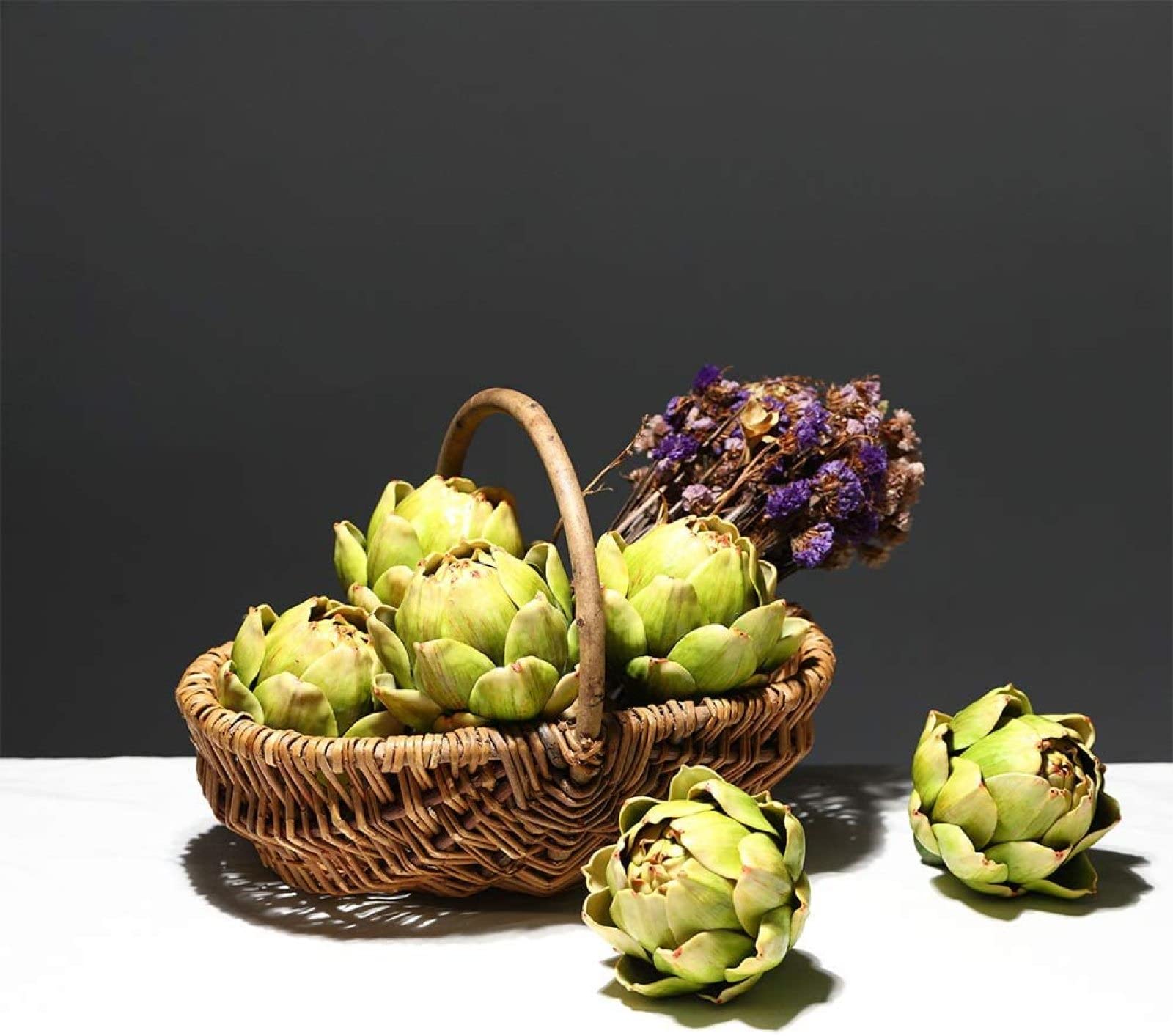 Sxowihz six-piece artificial artichokes set for versatile decoration.