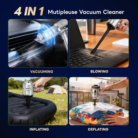 Sycoodeal car vacuum washable filter ensures long-lasting suction and easy maintenance.