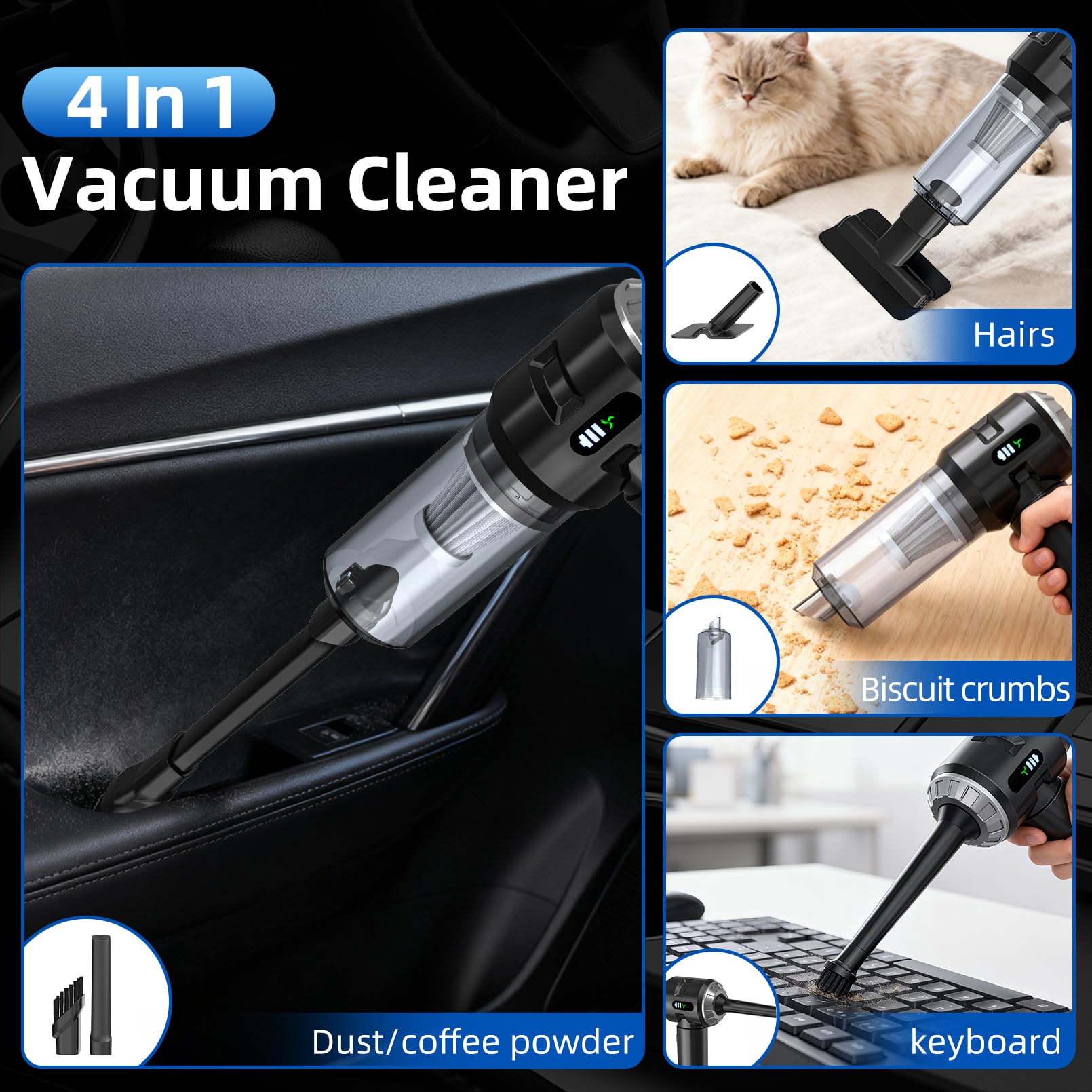 Sycoodeal washable HEPA filter supports long-lasting suction