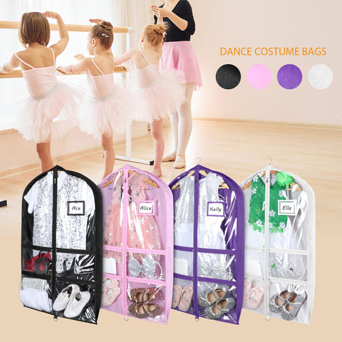 Syeeiex clear front and breathable back ideal for studio storage and competitions.