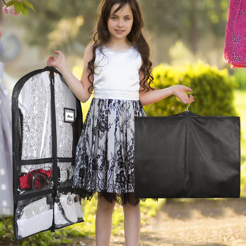 Syeeiex breathable back and waterproof front for durable, wrinkle-free storage.