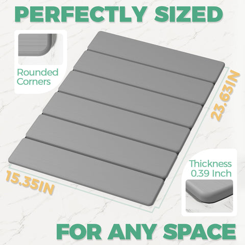 SYIPO stone bath mat anti-slip bottom for secure footing