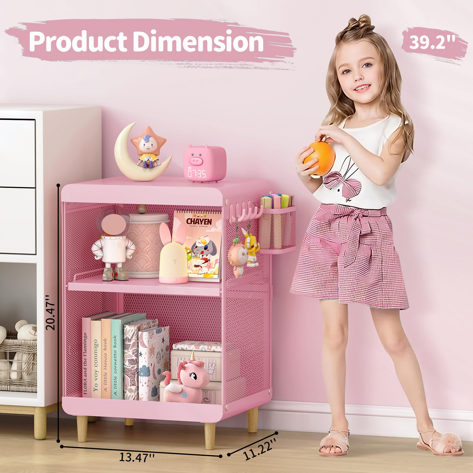 SYKIARIOL Bedside table for toddlers at perfect height for easy reach