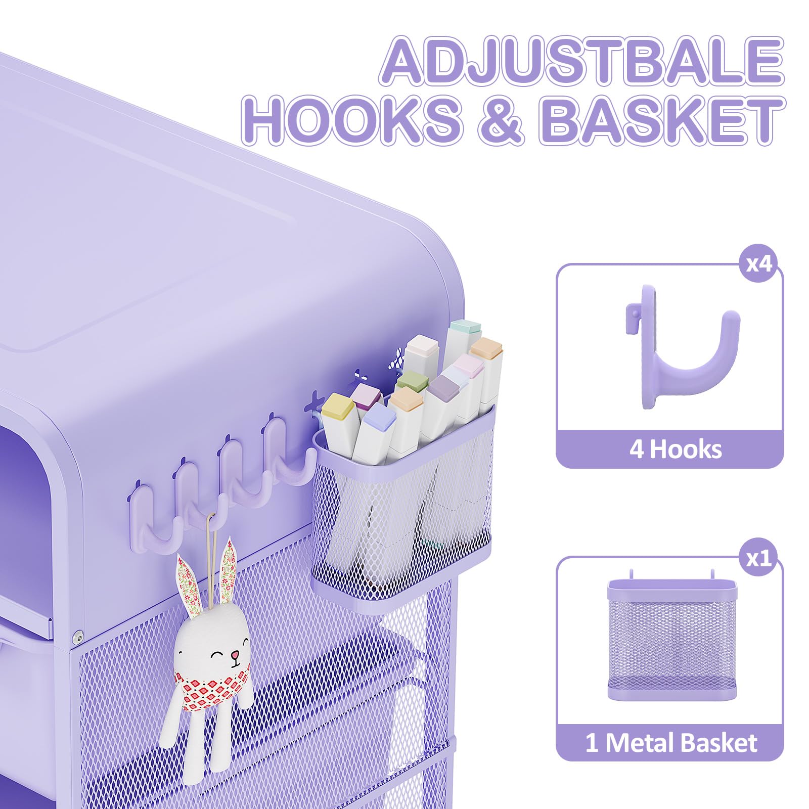 SYKIARIOL Easy-assembly instruction view for the nightstand