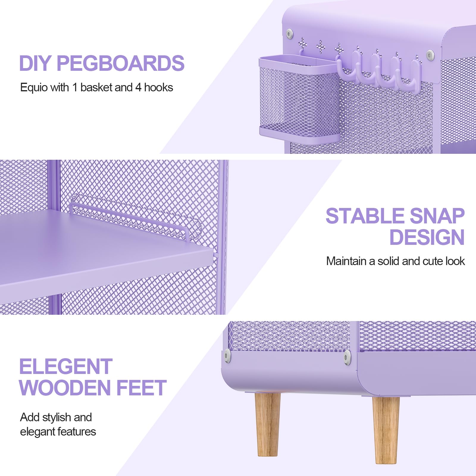 SYKIARIOL compact bedside table fits small spaces.