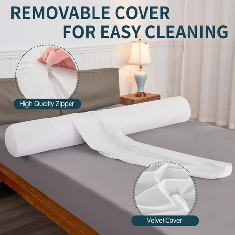 SyMax headboard gap pillow fits gaps seamlessly along the mattress edge.