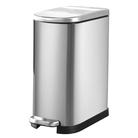 SYNCVIBE bathroom trash can with soft-close lid for quieter disposal