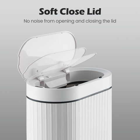 SYNCVIBE IPX5 waterproof trash bin withstands humidity in bathrooms.
