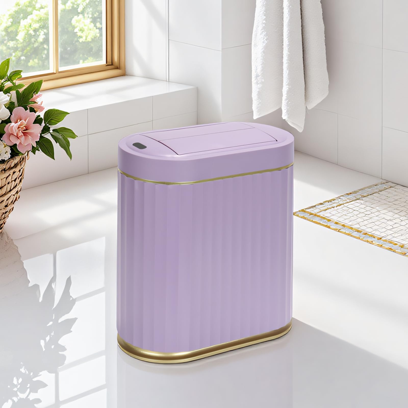 SYNCVIBE purple finish enhances modern home decor while remaining practical.