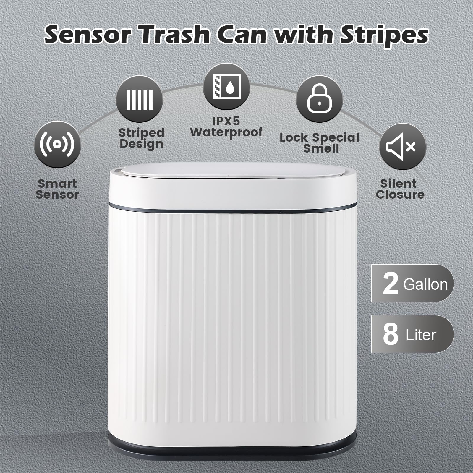 SYNCVIBE soft-close lid keeps noise low and extends life.