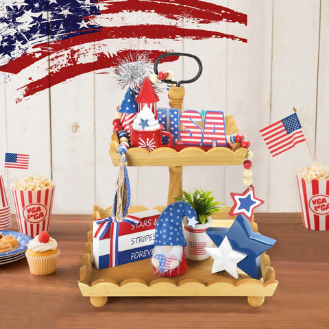 SYNCVIBE star-spangled fireworks decor adds patriotic shine to shelves
