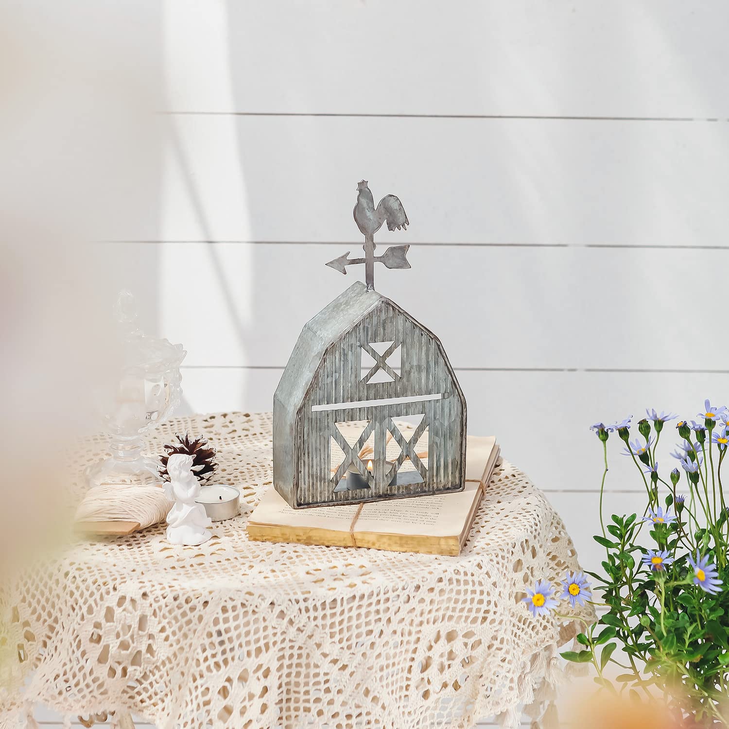 Synovana farmhouse decor piece doubles as a thoughtful, faith-inspired centerpiece.