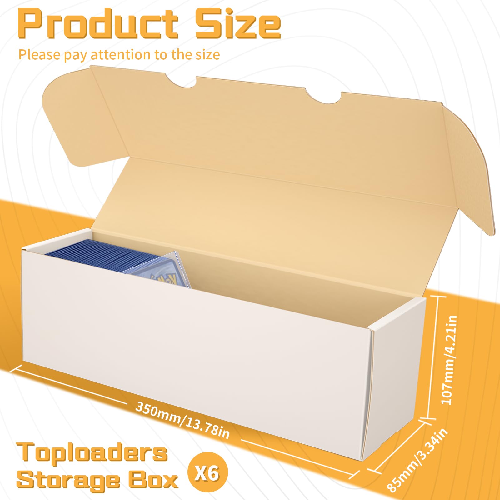 Sysdmno card storage box holds up to 1200 top loaders for efficient hobby storage.