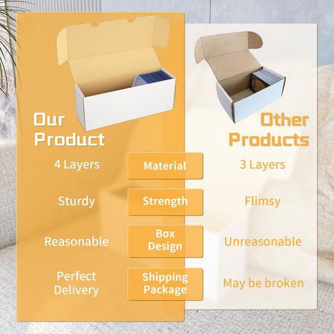 Sysdmno easy-assembly card box folds quickly without glue for fast setup.
