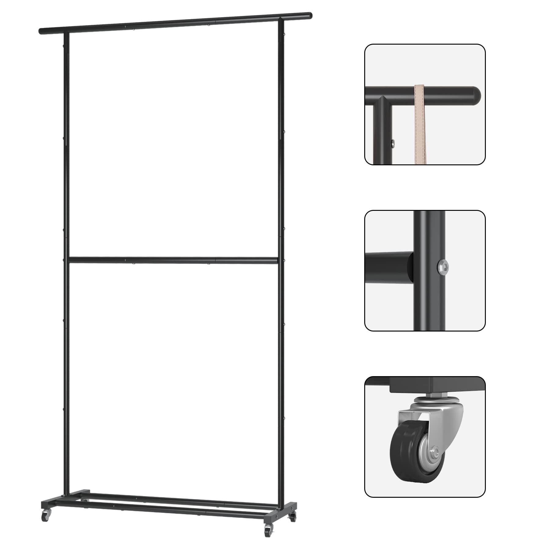 Sywhitta rack ideal for laundry, bedroom, or shop display