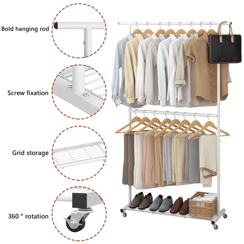 Sywhitta top drying area for coats and dresses neatly stored