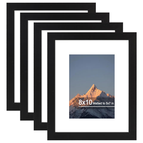 SZYUU 8x10 frame with high-definition glass for crisp photo display.