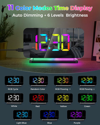 SZELAM dual USB ports simplify charging devices at night.