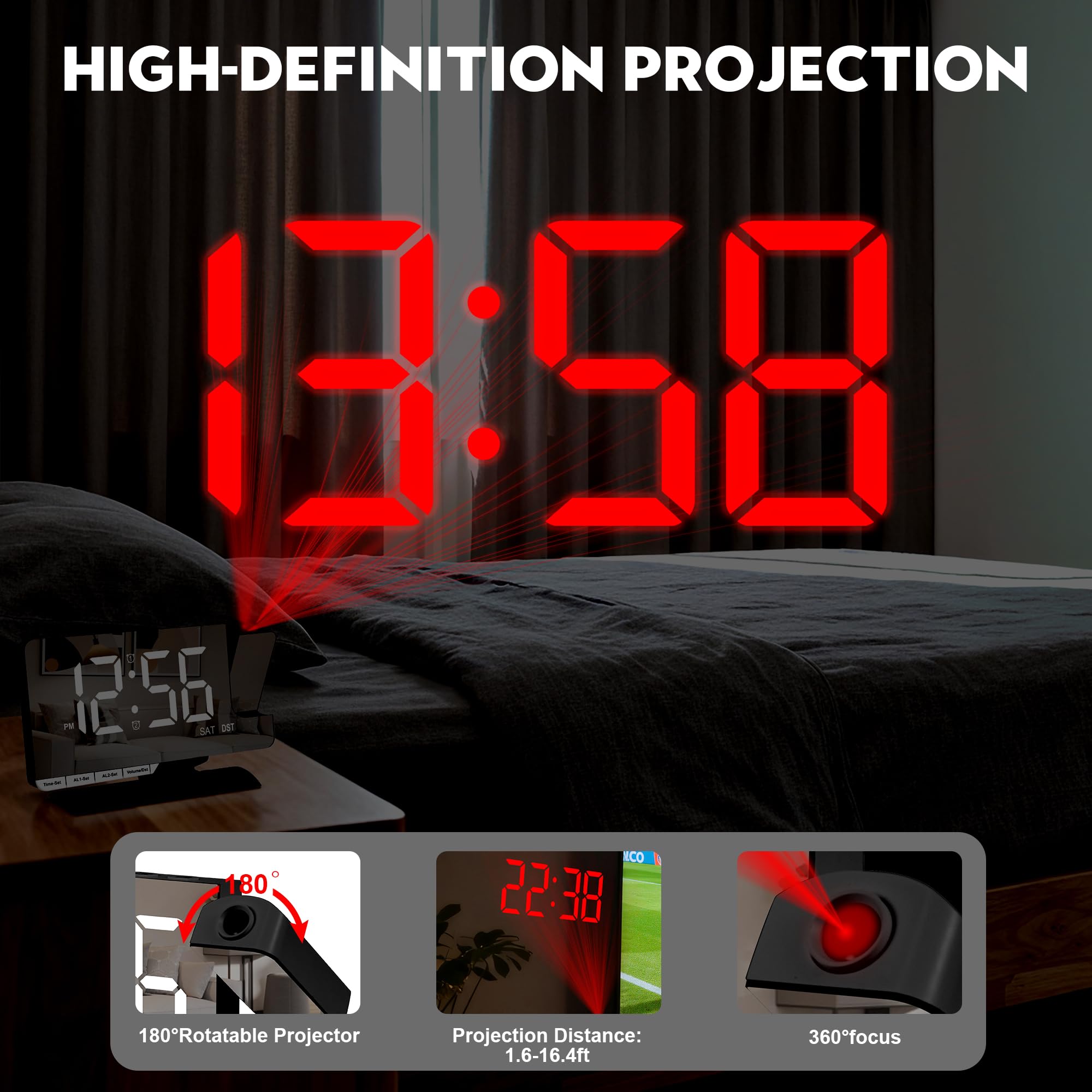 SZELAM night dimmer display keeps bedroom lighting comfortable