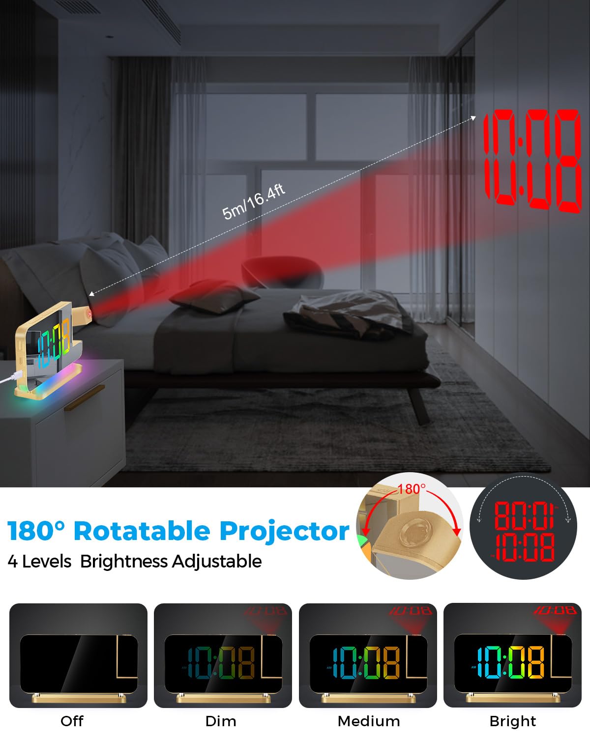 SZELAM dual USB ports charge devices while you sleep
