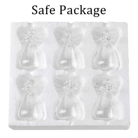 Sziqiqi guardian angel vase packaging with twine ready to gift.