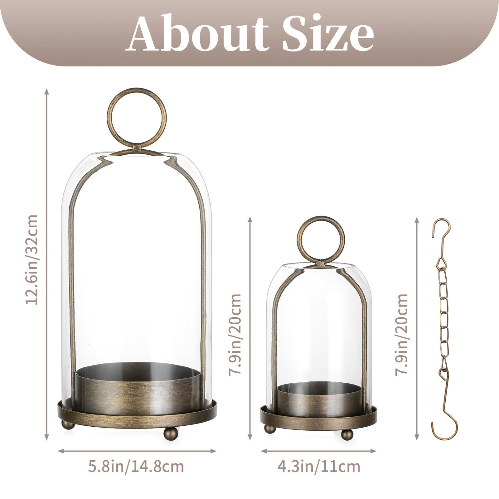 Sziqiqi lantern with detachable chain ready for hanging display